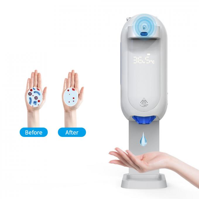 Распределитель мыла нового термометра дизайна 2021 белого автоматический ясный руки 2