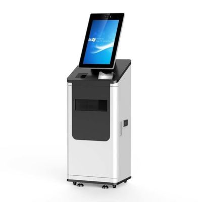 Touch Screen Hotel Check In Kiosk With Passport / ID Scanner Hotel Key Card Dispenser