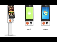 Киоск самообслуживания показывает видео