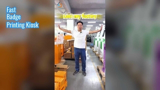 Киоск с собственным бейджем для быстрой регистрации на мероприятии