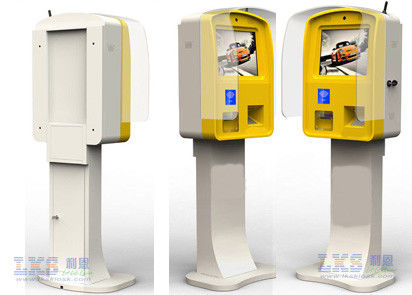 Custom Outdoor Parking Lot Self Ordering Kiosk 110-120V 220V-240V Power Supply