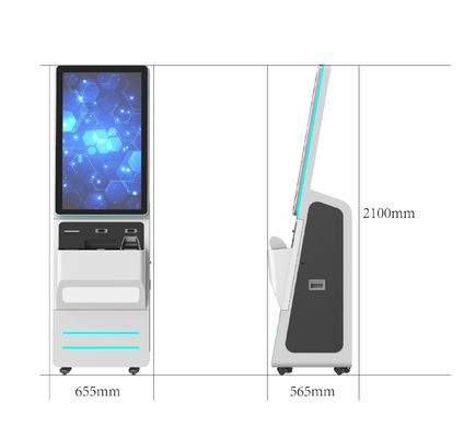 32-дюймовый настраиваемый киоск самообслуживания с настольной установкой и ОС Android/Windows/Linux